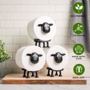 Sheep Toilet Roll Holder Funny Sheep Toilet Paper Holder Home Creative Roll Paper Holder